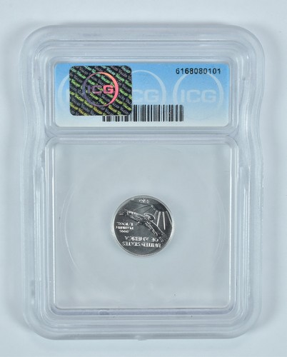 2002 $10 American Platinum Eagle 1/10 Oz Platinum MS70 ICG *9826 - Picture 2 of 5