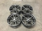 19 RS4 V Spoke Style Alloy Wheels Gun Metal Audi A3 A4 A6 A8 5x112