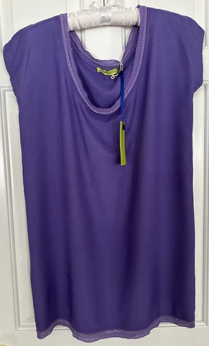 Versace Jeans tunica donna 4 viola nuova con etichetta