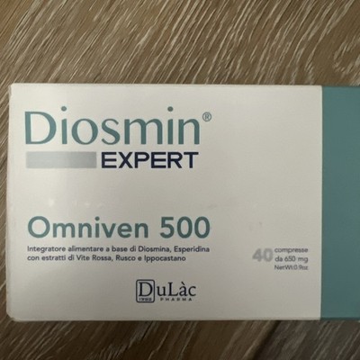 DuLac Pharma Diosmin Expert Omniven 500 Tablets 40 Blood & Circulatory Health