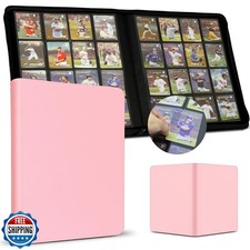 Premium Card Binder 16 Pocket, 1000+ Cards PU Cover Trading Card 