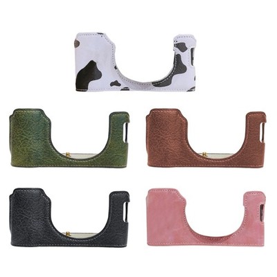 Fashionable PU Leather Camera Half Shell Case For X100VI Series Users Holder
