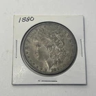 1880 Morgan Silver Dollar Coin, Antique Coin Good Details
