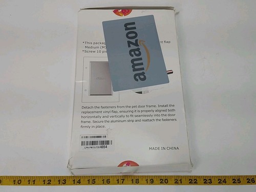 Neu 2er Pack Haustier Tür Ersatz Klappe mit Magnetverschluss Medium 8 1/4" B x 12 3/4" - Bild 8 von 12
