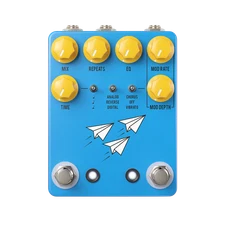 JHS Pedals Flight Delay Reverse Analog Digital Chorus Vibrato Blue