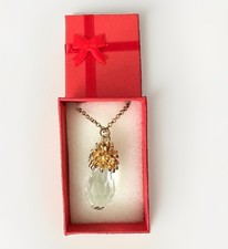 New Urban Outfitters Pineapple Drop Pendant On A Chain & Comes Gift Boxed