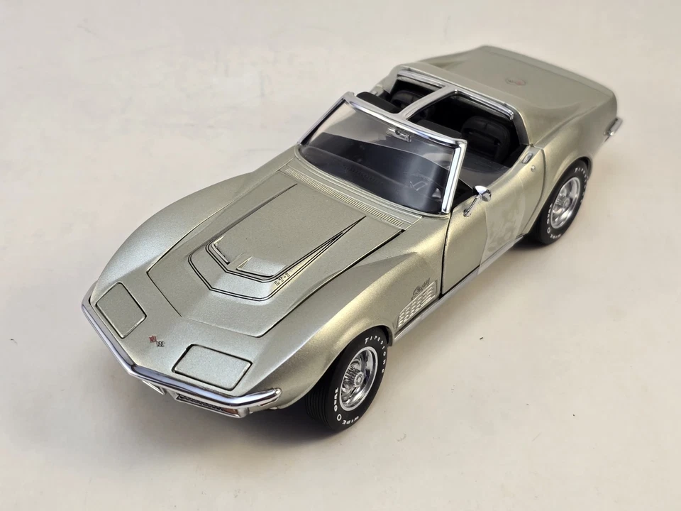 Franklin Mint 1972 Corvette ZR1 "DIECAST REPRODUCTIONS" LE of 350 1:24 RARE! - Image 4 of 4