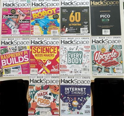 HackSpace magazine lot of 10