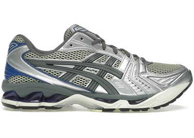 Men's Size 5.5 - ASICS Gel Kayano 14 Soft Yellow Silver Blue 1203A740-750