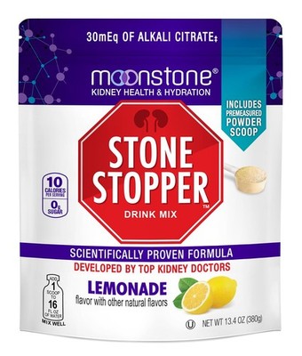 Stone Stopper Drink Mix, Lemonade, Kidney Stone Prevention, Calcium Oxalate P...