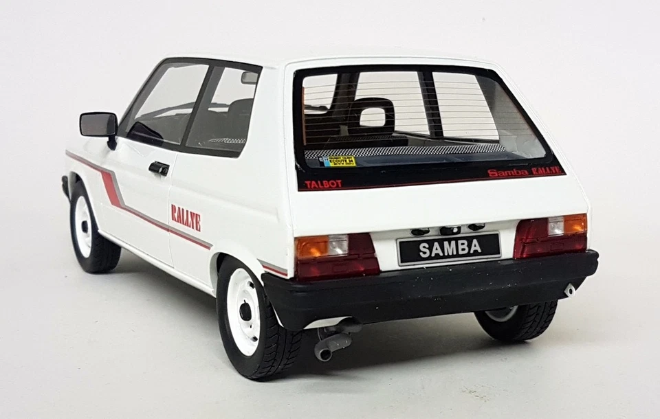 Otto 1/18 Scale Resin - OT694 Talbot Samba Rallye 1983 White - Image 2 of 4