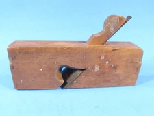 A C Bartlett's Ohio Planes skew rabbet wood molding plane by Sandusky for HSB