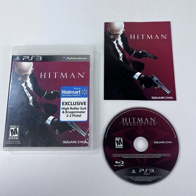 Hitman Absolution Playstation 3 Video Game Walmart Exclusive CIB Complete Manual