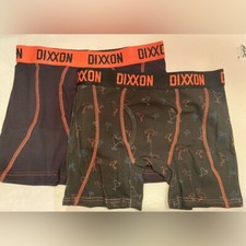 Dixxon 2-Pair Men  s Boxer Briefs Size Large NEW
