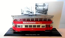 Atlas scale 1/87 Tram Feltham Tram UCC- 1931 - [b.7519033]