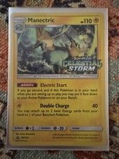 1x Manectric - SM130 - Rare - Celestial Storm Prerelease Promo - SM Black Star P on eBay