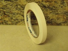1/2" x 180' Roll COLORED MASKING TAPE - WHITE