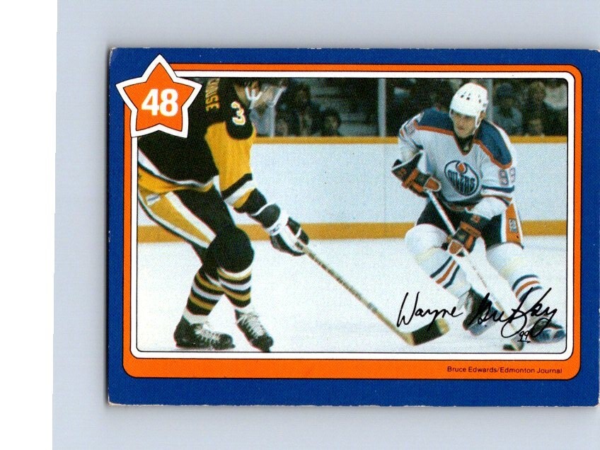 Wayne Gretzky Neilson chocolate hockey card 1982-83     NO16