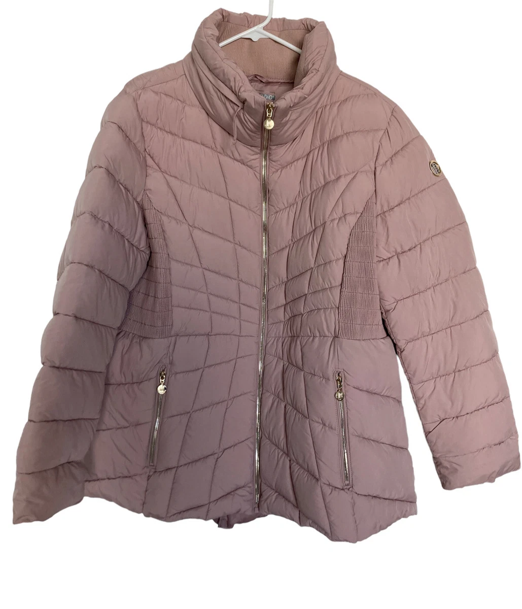 Bernardo Women s Classi Ecoplume Packable Side Trim Puffer Jacket