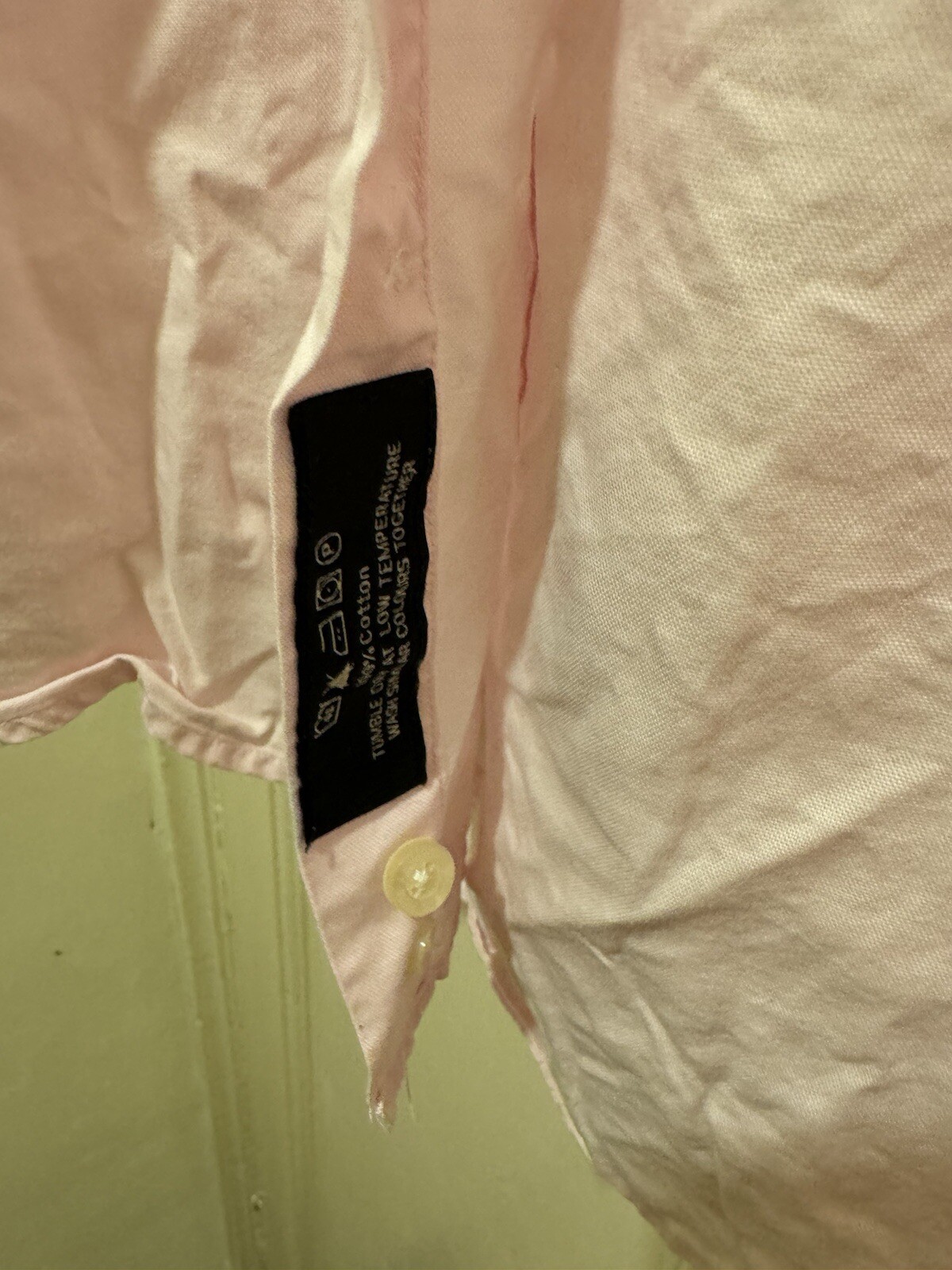 FILA Tuta uomo The Savile Row Company slim fit rosa camicia cotone taglia 16" 41 cm