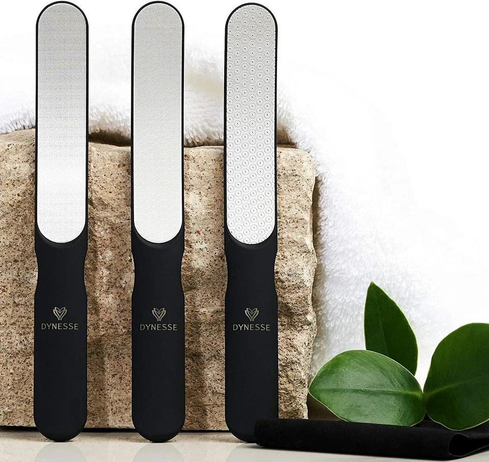 DYNESSE Premium Laser Nail File Set from (3 Feilen: grobe, mittlere, feine, Schwarz)