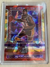 Magic Johnson 2020 Contenders Optic Basketball Cracked Ice Winning Ticket