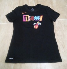 Official Women's Nike Dri-Fit x Miami Heat Shirt Courtside City Edition Black S