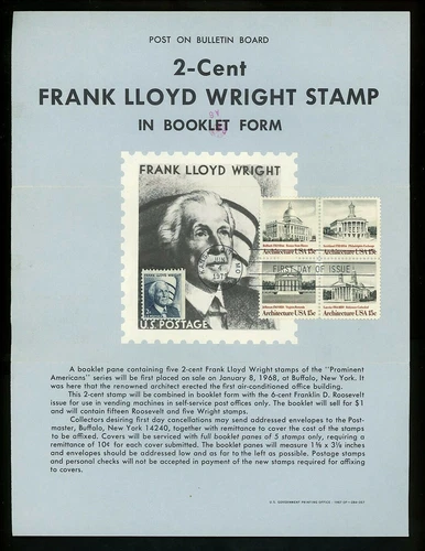 Ranto Cachet US FDC #1779-82 on 1280as Unofficial Souv Page Architecture 1979