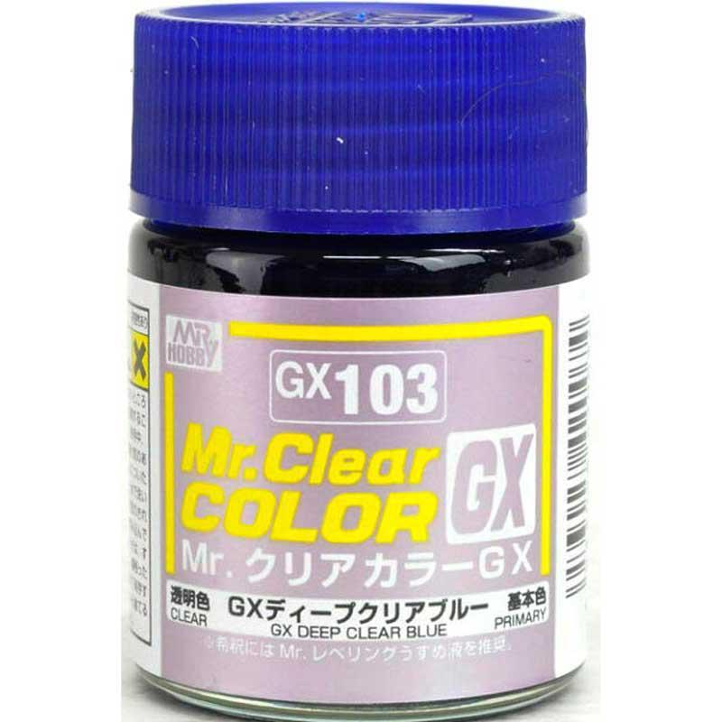 Mr. Hobby GX100-GX114 Super Clear III UV Cut Oil-Based Protective Paint - 18ml Bottle For Model Kits