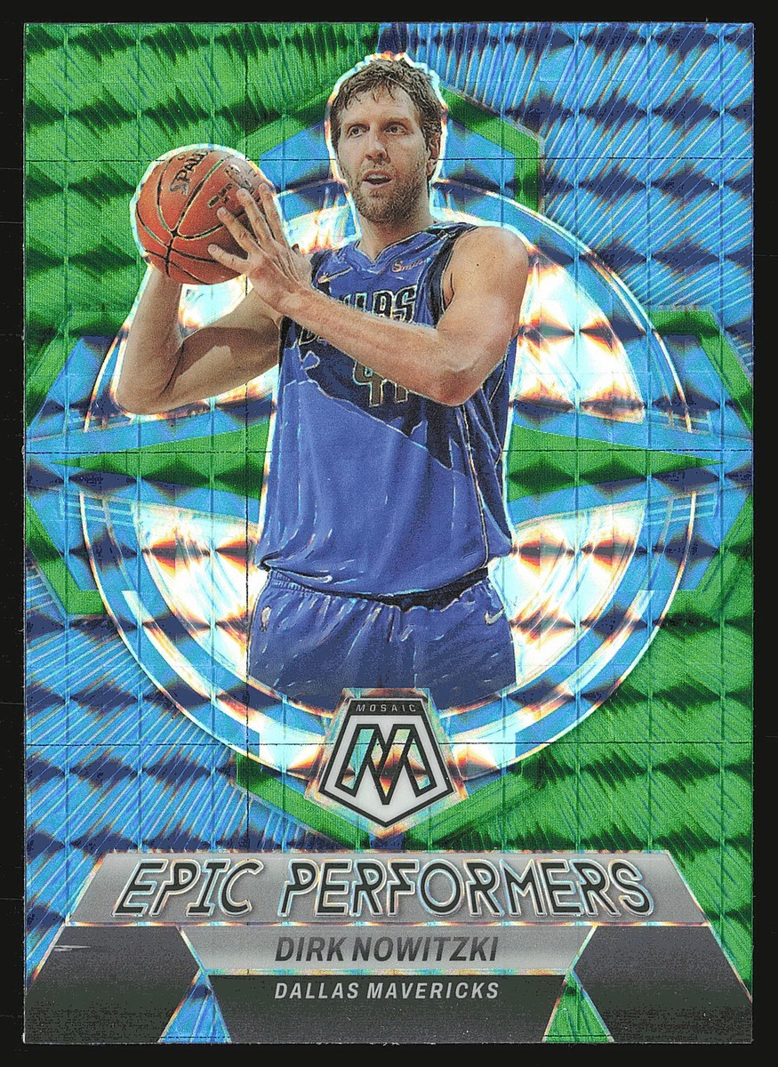 2022-23 Panini Mosaic #12 Dirk Nowitzki Epic Performers Mosaic 