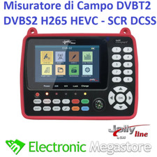 MISURATORE DI CAMPO COMBO DVB-T/T2 DVB-S/S2 ANALIZZATORE DI SPETTRO ANALISI HD