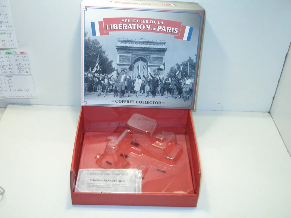 Atlas Original Box Military Case (Empty) Renault AHN And Citroen 11 AL - Image 2 of 2