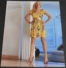 2007 Print Ad Sexy Heels Long Legs Lady Blonde Chic Day Dress Dolce Gabbana ATL