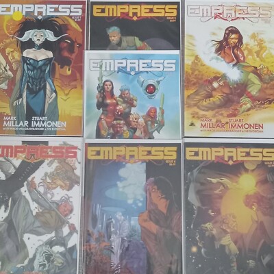 Full set run lot of #1-7 Empress + #2d 1:25 Lenil Francis Yu Variant Mark Millar
