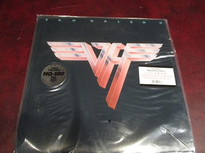 VAN HALEN II VERIFIED STICKERS 2010 USA RTI PRESS MASTERED LOOSE WRAP HQ-180 LP