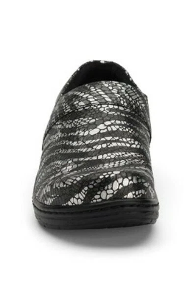 Cebra plateada Klogs Nurse Mission para mujer antideslizante hospitalidad talla 8,5 Foto 3 de 4