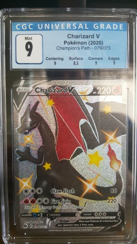 Charizard V graded CGC 9 for sale on eBay