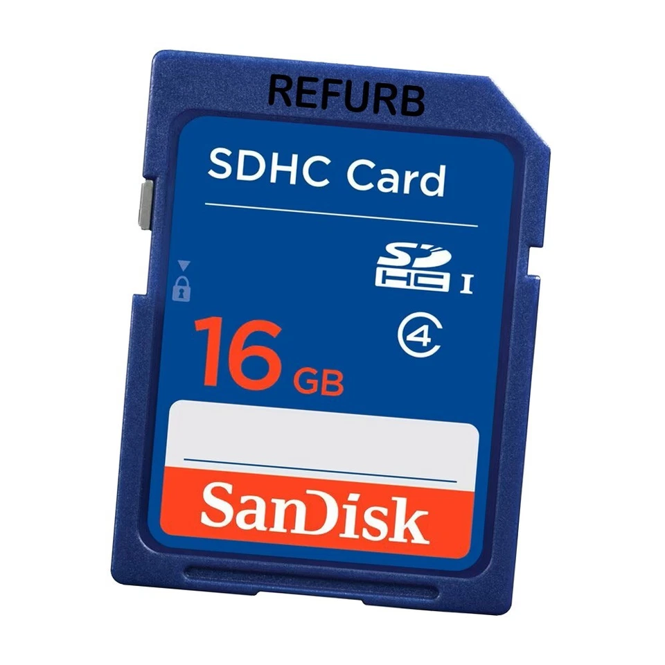 Лот 10 x подлинный SanDisk 16GB класса 4 SD SDHC флэш-карта памяти SDSDB-016G лот - Изображение 4 из 4