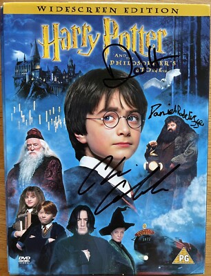 Daniel Radcliffe Autograph Harry Potter & the Philosopher's Stone DVD & Director