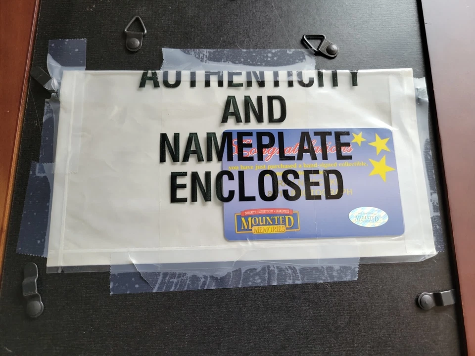 Ray Nitschke Autographed 8x10 Green Bay Packers FRAMED MOUNTED MEMORIES  - Image 4 of 4