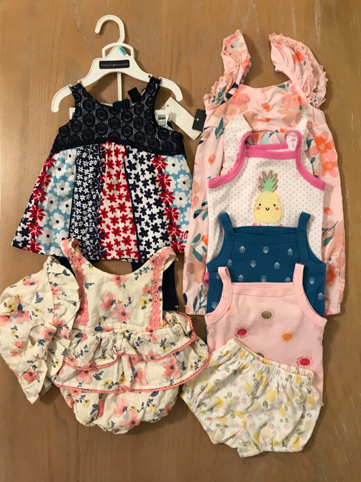 Tommy Hilfiger, Others Infant Girls Clothing Lot of 7 (2 New) Size 6-9 Months