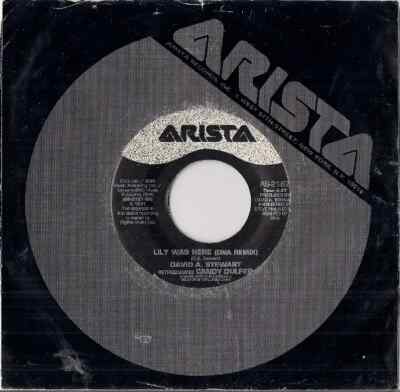 David A. Stewart Introducing Candy Dulfer Lily Was Here Vinyl Single 7inch