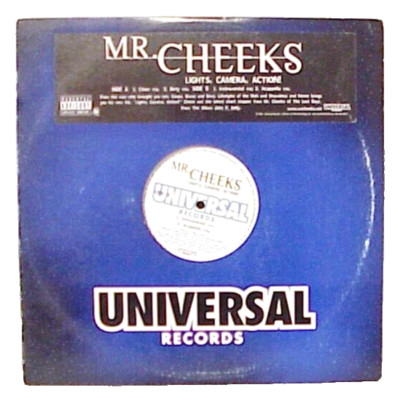 MR. CHEEKS LIGHTS, CAMERA, ACTION! 440 015 135-1 DJ VINYL LP RECORD ALBUM 2001