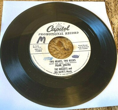 Frank Sinatra w/The Nuggets - Two Hearts.../From the Bottom... 45 Promo VG HEAR