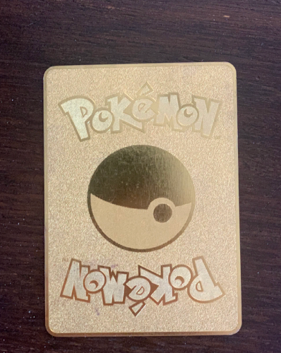 あたま RARE VOLTAGE RAINBOW PIKACHU VMAX 044/185 GOLD metal CARD Very