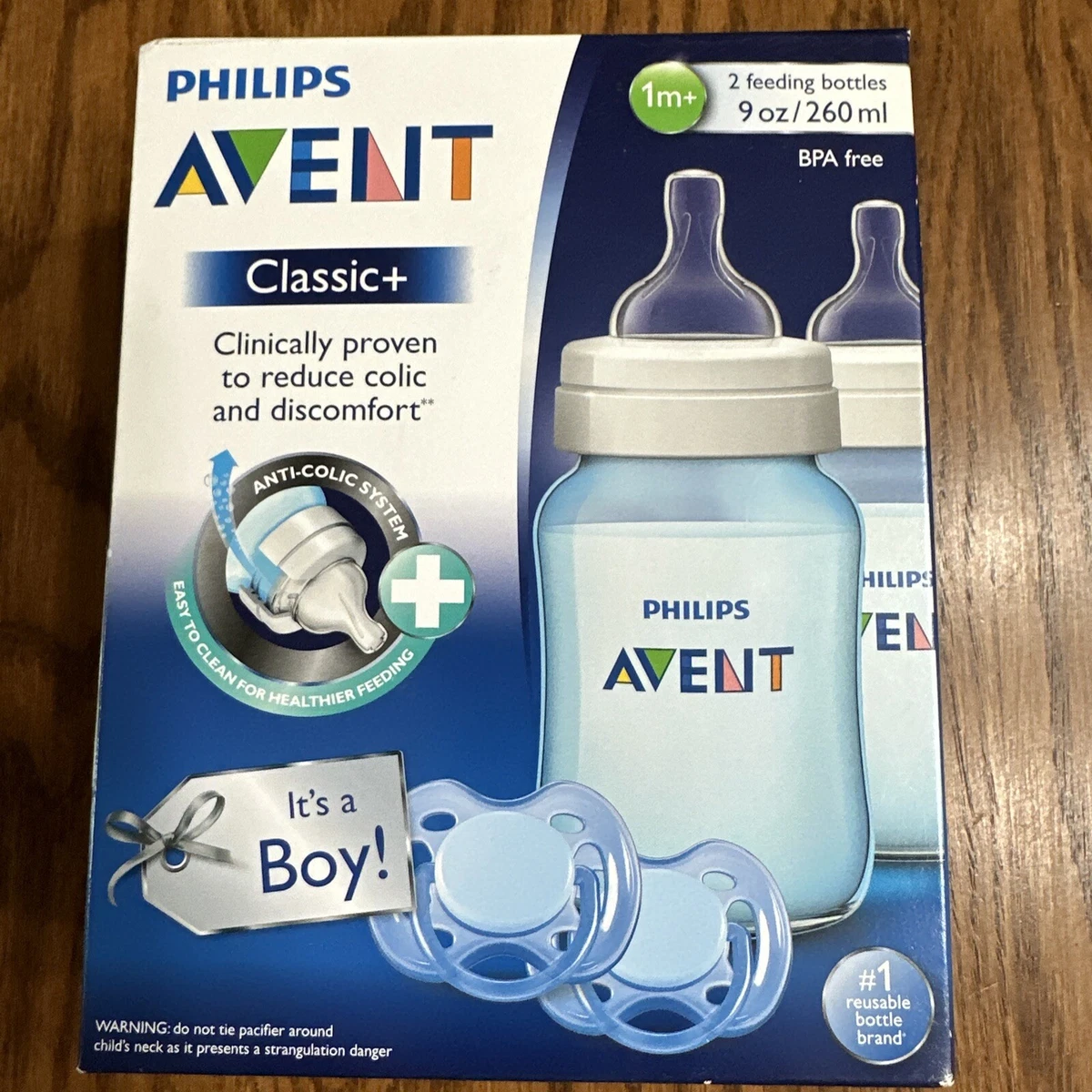 Lot de 2 Biberons Natural 260 ML Bleu - Philips Avent