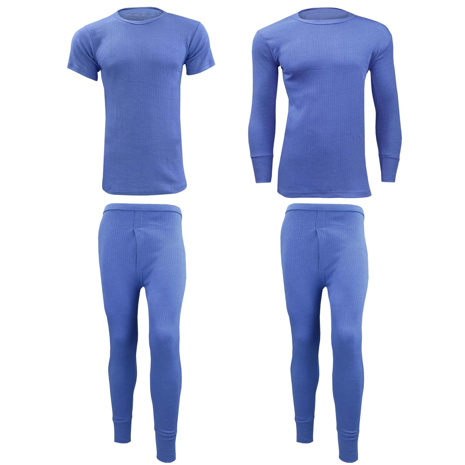 Hombre Térmico Long Johns Top Camiseta Fondo Pantalón Ropa Interior Set Completo