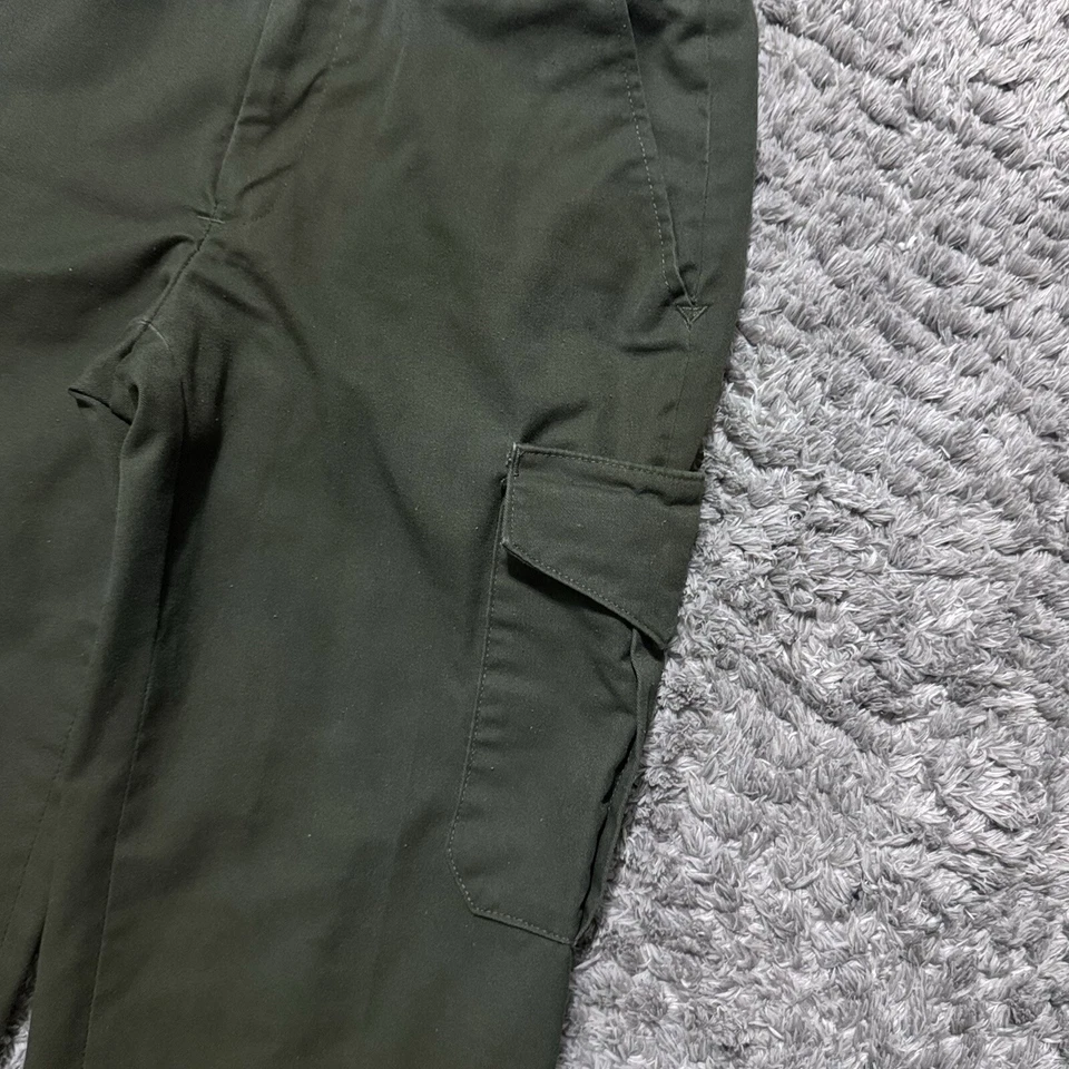 Horace маленький классный гибкий грузовой брюки размер 29 x 27 открытый зеленый оливковый винтажный низ - Изображение 3 из 4