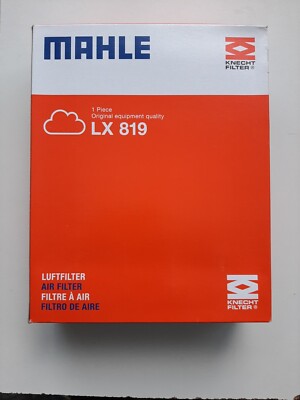 New, Other MAHLE LX 819 AIR FILTER Fits: Audi A4 2000 Onwards