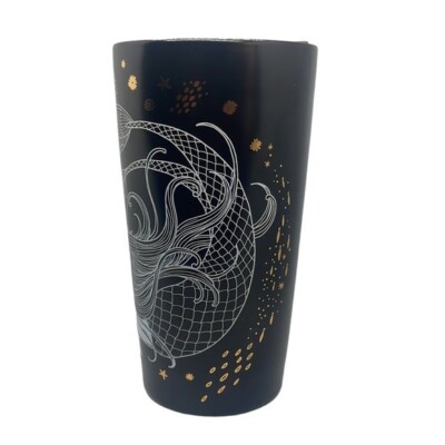 Starbucks 2019 Mermaid Siren Black Ceramic Travel Tumbler 12 Oz Collectable  Cup | eBay